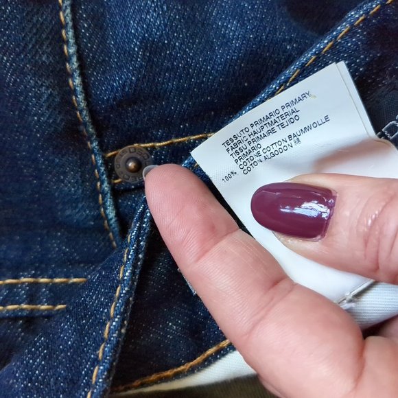 [SOLD] Dsquared Made In Italy Luxury Straight Leg Low Rise Dark Wash Jeans - Picture 7 of 16